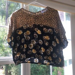 Vintage floral blouse